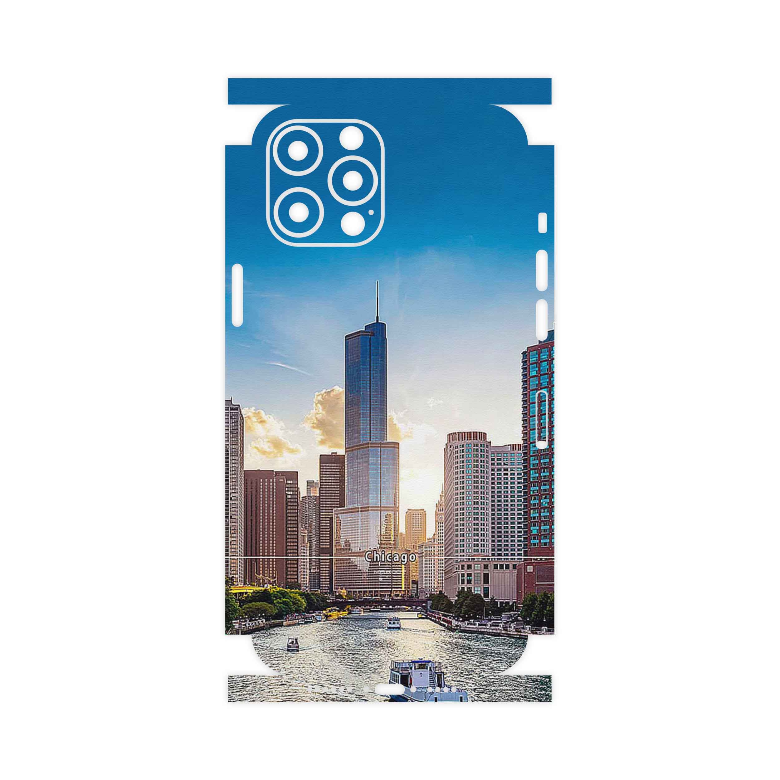 برچسب پوششی ماهوت مدل City of Chicago-FullSkin مناسب برای گوشی موبایل اپل iPhone 12 Pro Max
