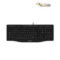 خرید و قیمت صفحه کلید باسیم کینگ استار مدل KB86 - با حروف حک شده فارسی