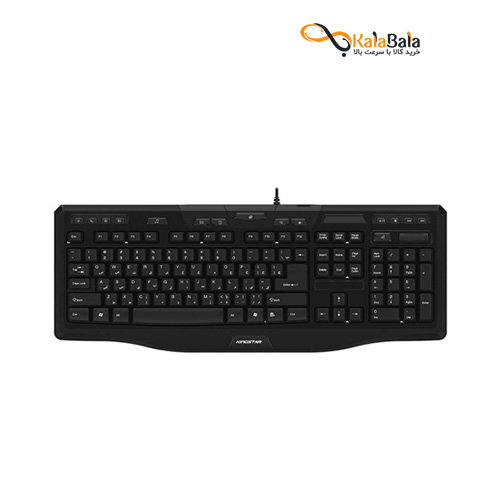 خرید و قیمت صفحه کلید باسیم کینگ استار مدل KB86 - با حروف حک شده فارسی