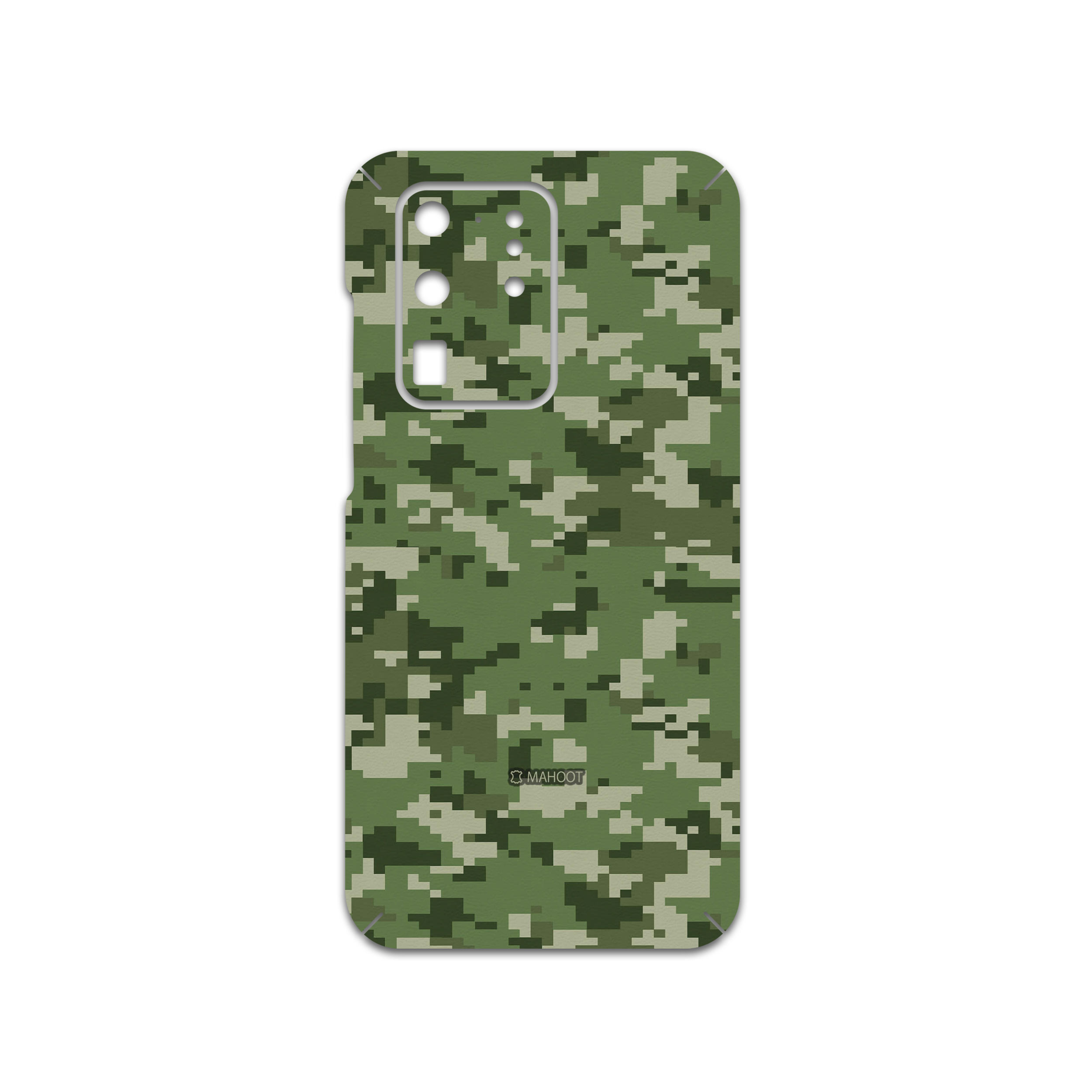 برچسب پوششی ماهوت مدل Army-Green-Pixel مناسب برای گوشی موبایل سامسونگ Galaxy S20 Ultra