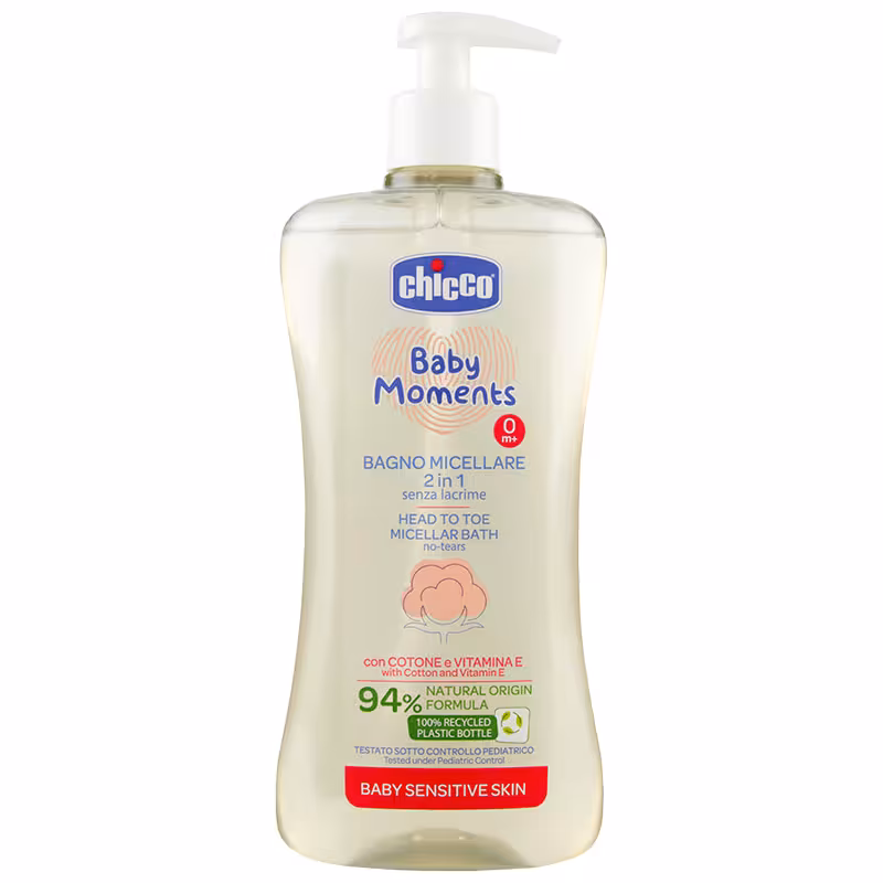 شامپو سر و بدن میسلار 94% ارگانیک چیكو Chicco