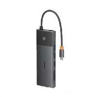 هاب تایپ سی 11 پورت بیسوس Baseus Metal Gleam Series II 11in1 Hub BS-OH098