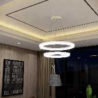 لوستر مدل 2 حلقه کد 2r80w