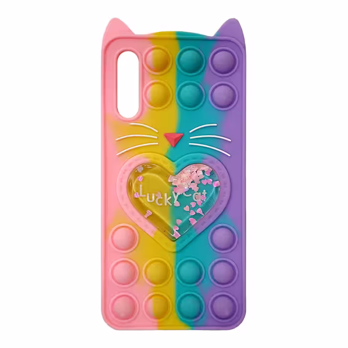 قاب سیلیکونی گربه ای آکواریومی Lucky Cat پاپیتی سامسونگ A70s