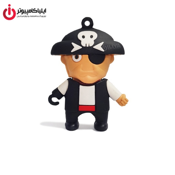 فلش مموری عروسکی کینگ فست مدل PI-12 طرح دزد دریایی ظرفیت 32 گیگابایت
