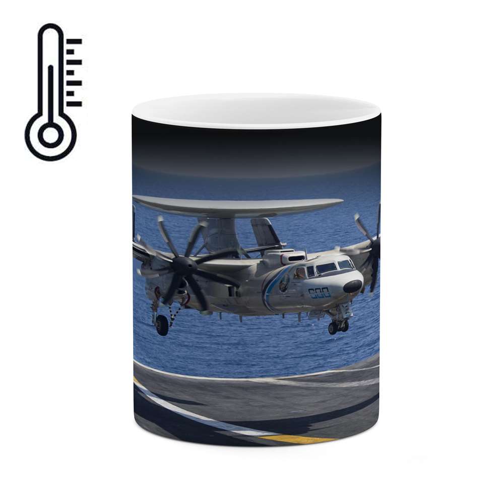 ماگ حرارتی کاکتی طرح هواپیما مدل mgh14592