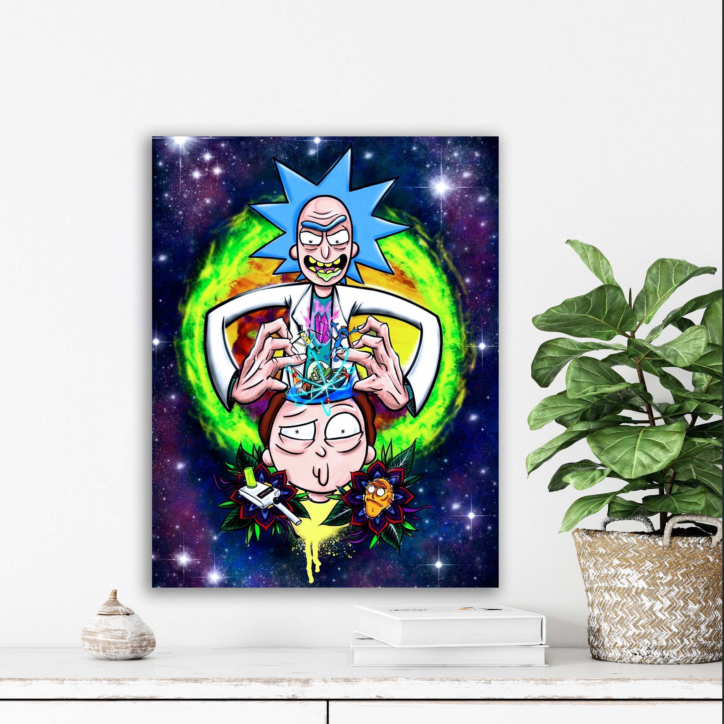 تابلو شاسی آتریسا مدل ریک اند مورتی Rick and Morty