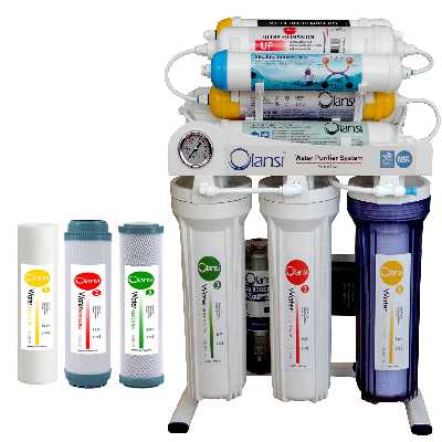 دستگاه تصفیه کننده آب اولانسی مدل REVERSE OSMOSIS AT7600 به همراه فیلتر مجموعه 3 عددی