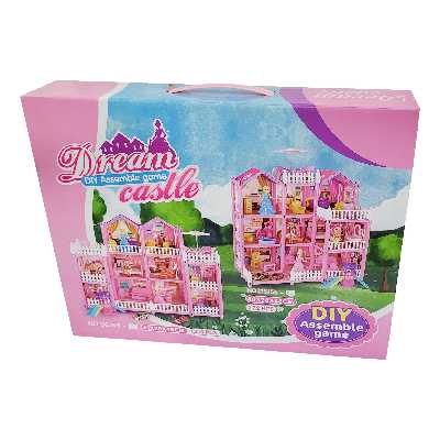 اسباب بازی طرح خانه عروسکی مدل Dream castle کد 55