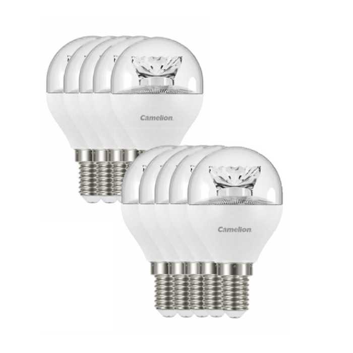 لامپ ال ای دی حبابی کریستالی 6 وات E14 کملیون بسته 10 عددی