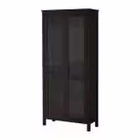 قفسه درب شیشه ای تهران فرم  مدل HEMNES                     سایز 90 سانتی متر
