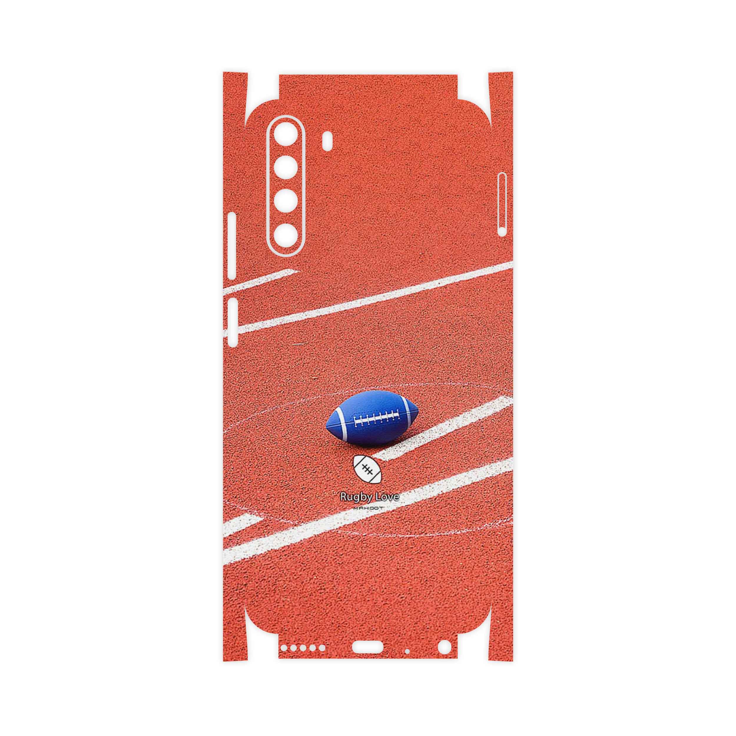 برچسب پوششی ماهوت مدل Rugby football-FullSkin مناسب برای گوشی موبایل جی پلاس X10