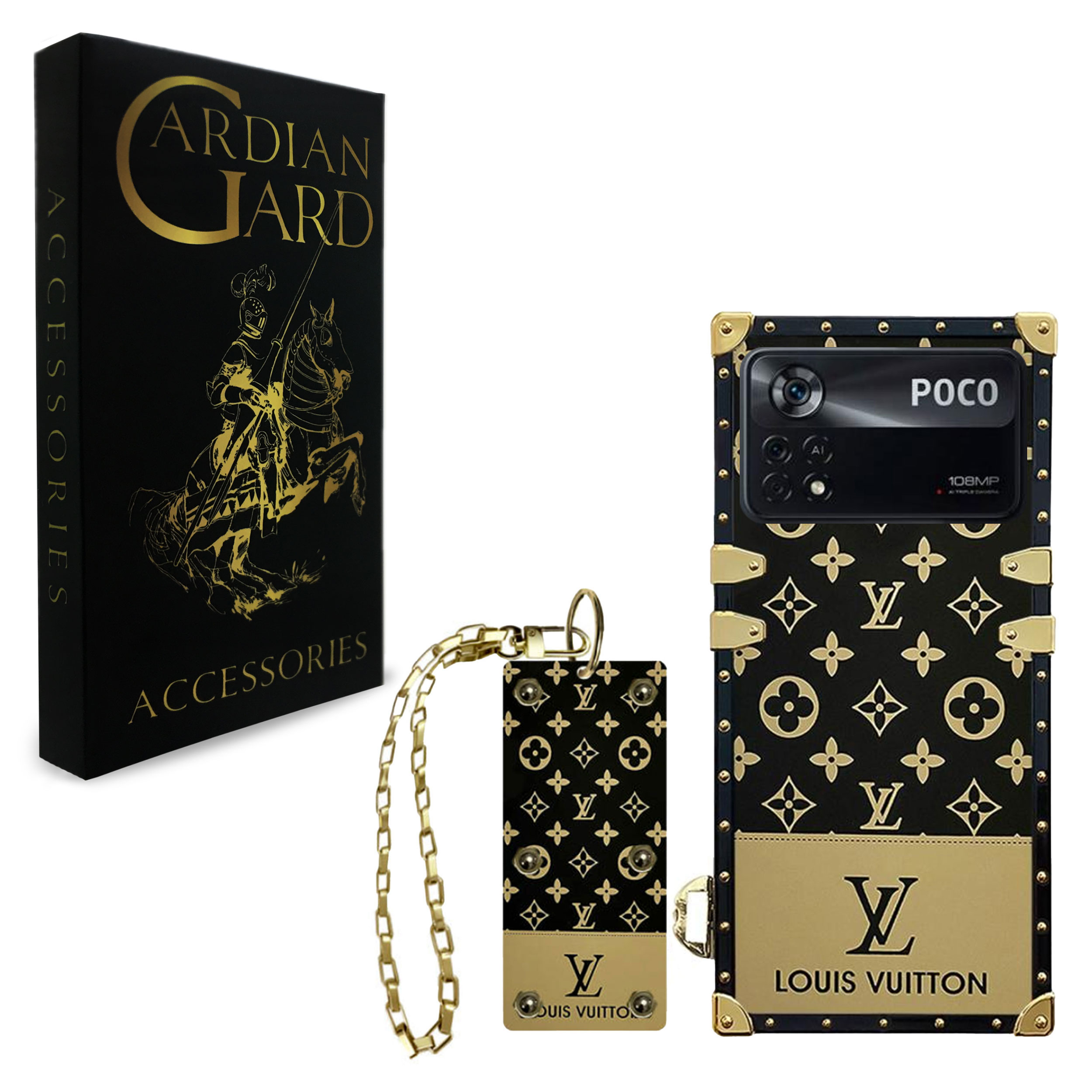 کاور گاردین گارد مدل LV مناسب برای گوشی موبایل شیائومی Poco X4 Pro 5G به همراه آویز