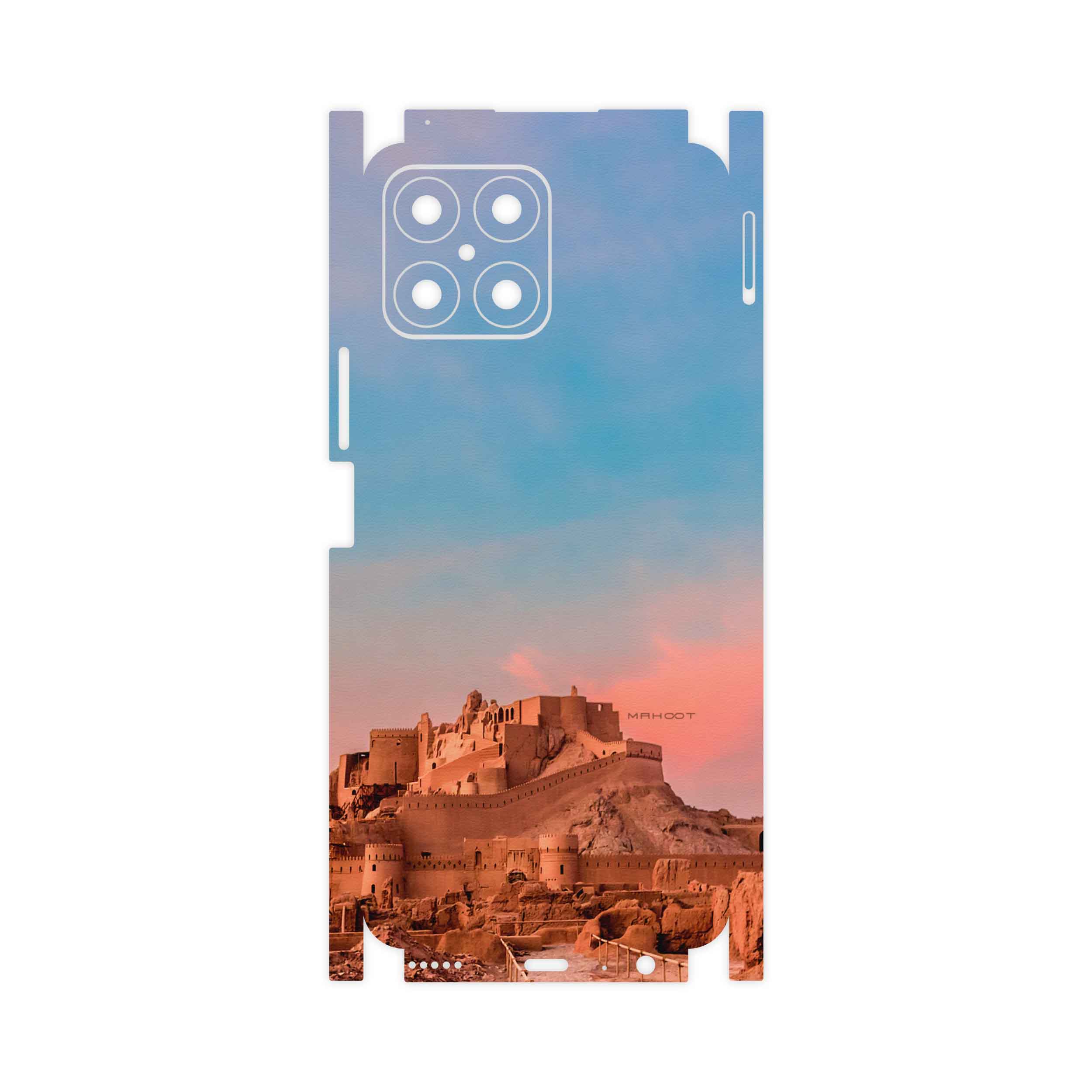 برچسب پوششی ماهوت مدل ARG-e-BAM-FullSkin مناسب برای گوشی موبایل آنر X8