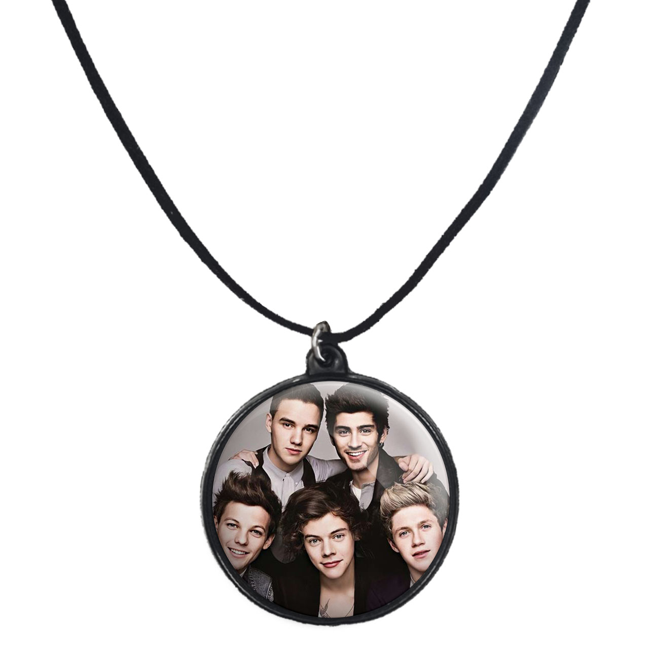 گردنبند پرمانه طرح One Direction کد pmb.13516 مدل دو طرفه