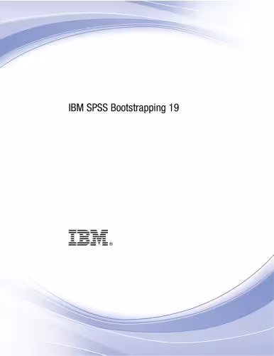 خرید و دانلود نسخه کامل کتاب IBM SPSS Bootstrapping 19