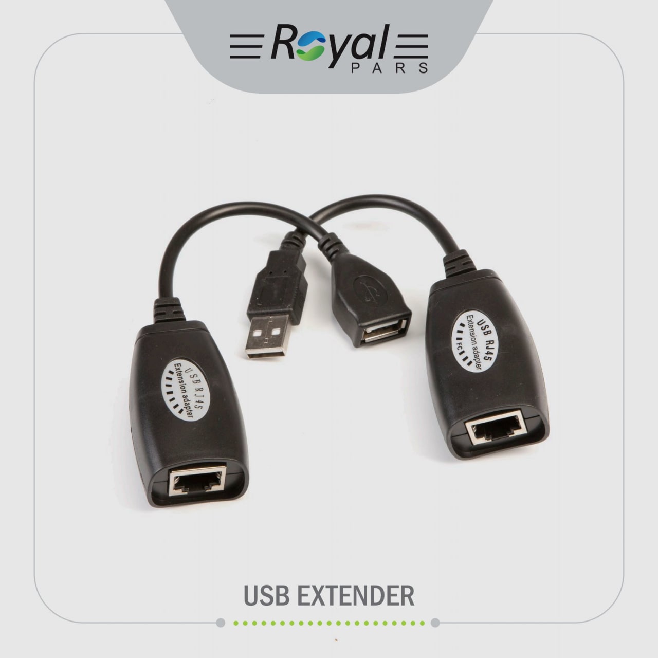تبدیل ROYAL USB EXTENDER 50M REX-U50 - یاسین کامپیوتر