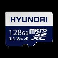 کارت حافظه هیوندای مدل V30 A1 کلاس 10 استاندارد UHS-I U3 سرعت 100MBps ظرفیت 128 گیگابایت