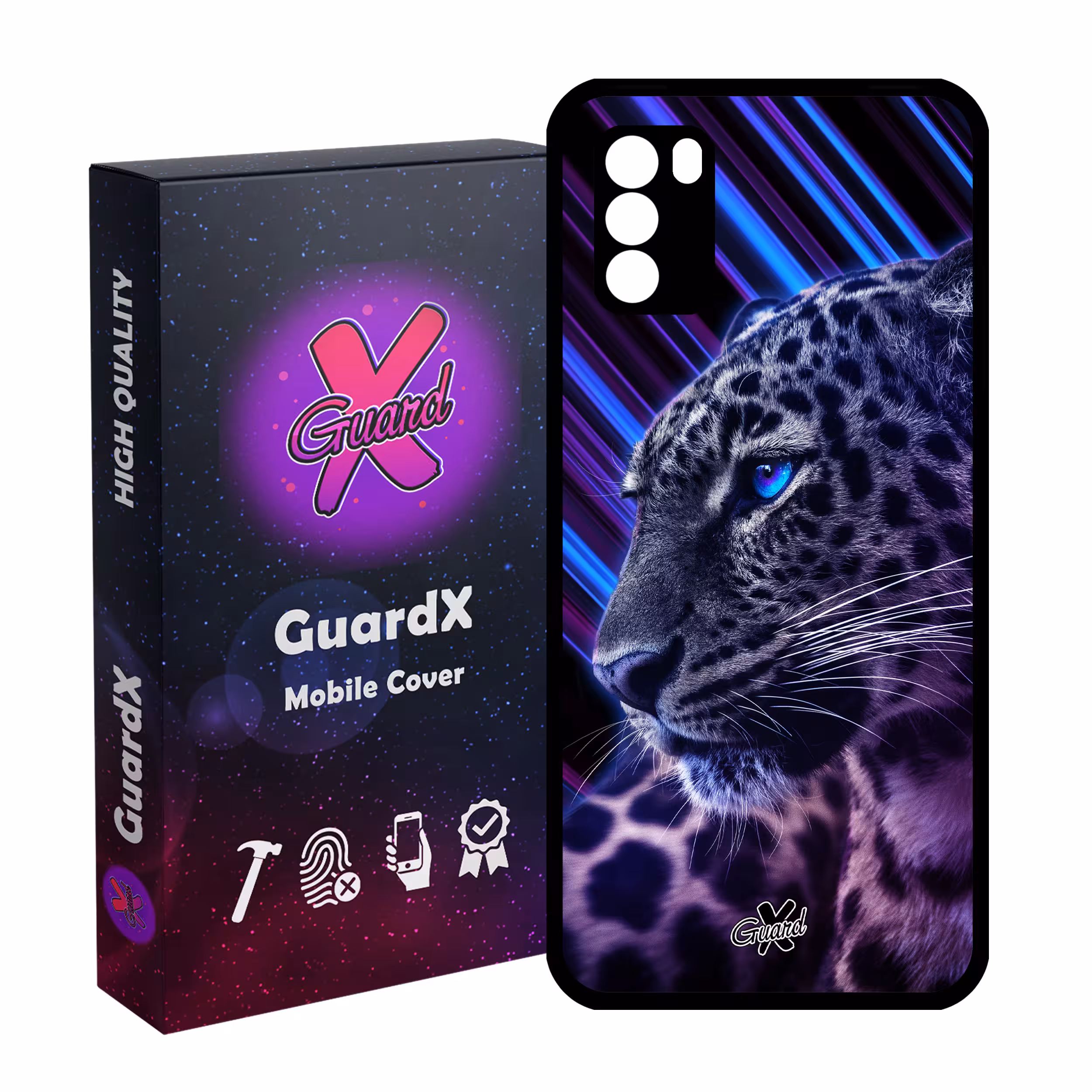 کاور گارد ایکس طرح Leopard مدل Glass10206 مناسب برای گوشی موبایل شیائومی Poco M3