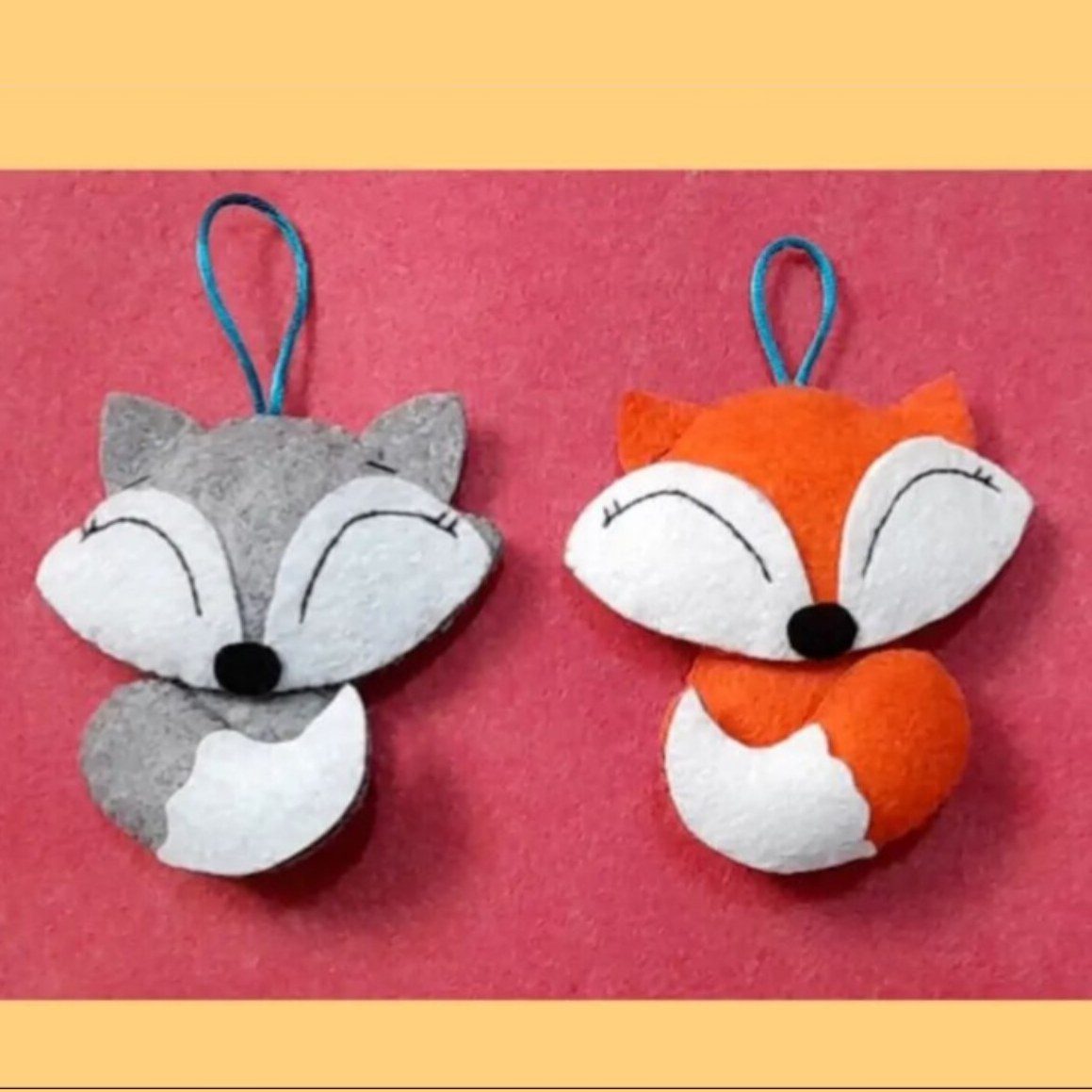 اویز کیف  روباه و گرگ