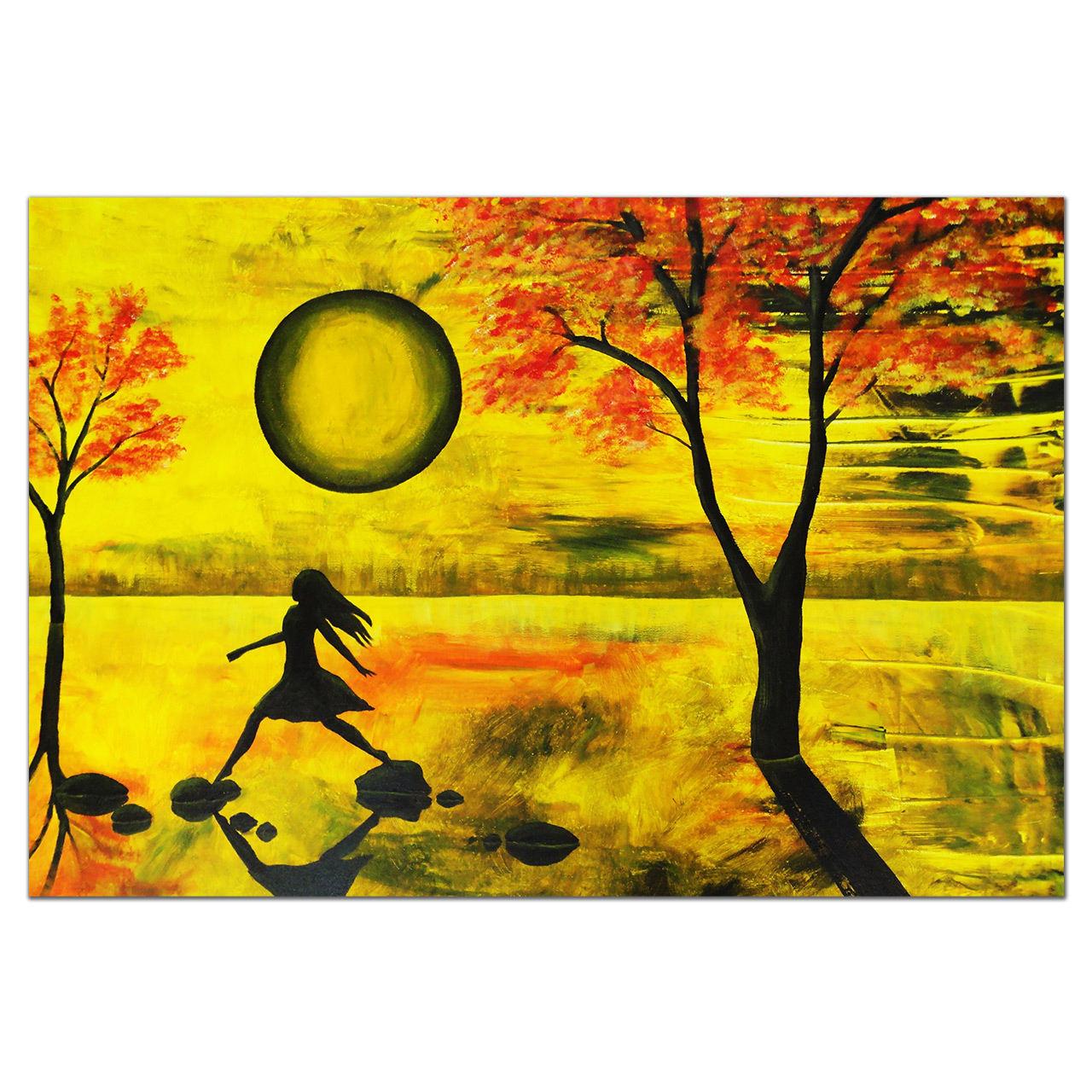 تابلو شاسی طرح منظره زیبا کد 554