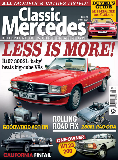 مجله تخصصی مرسدس بنز کلاسیک Classic Mercedes - زمستان 2024 م/ قیمت نسخه چاپی: حدوداً 6 پوند انگلستان