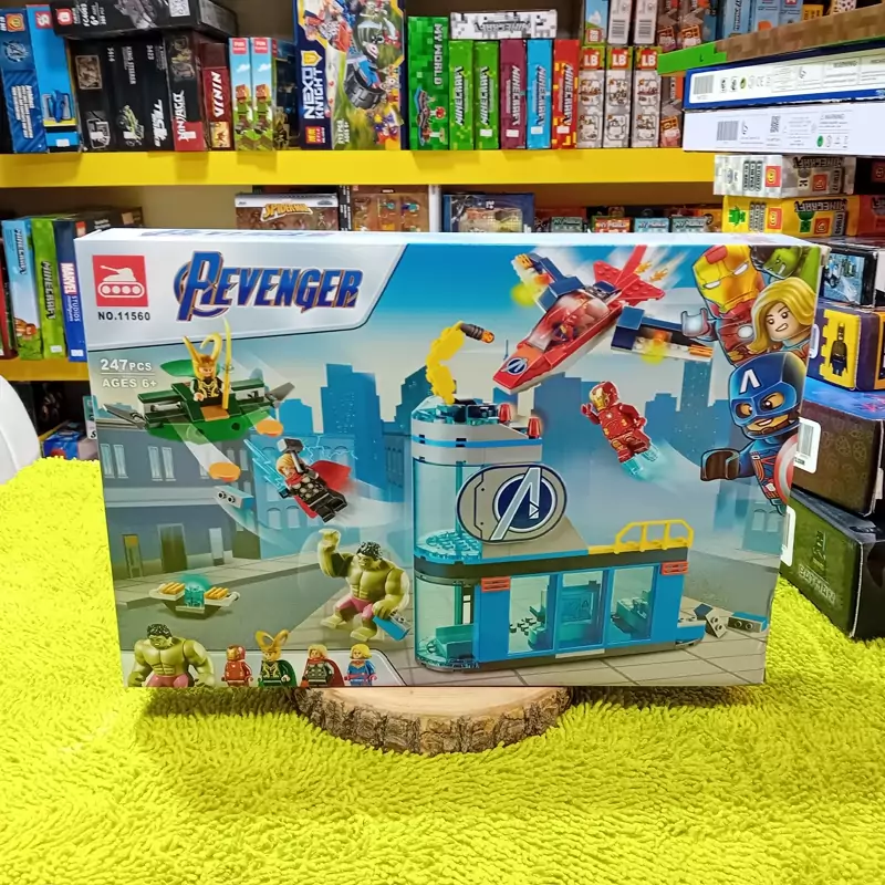 اسباب بازی لگو ساختنی مدل برج انتقام جویان اونجرز 247 قطعه