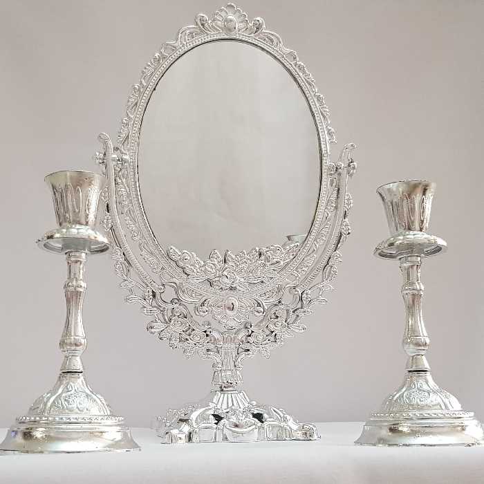 آینه و شمعدان مدل یاقوت k003 به همراه رحل قرآن