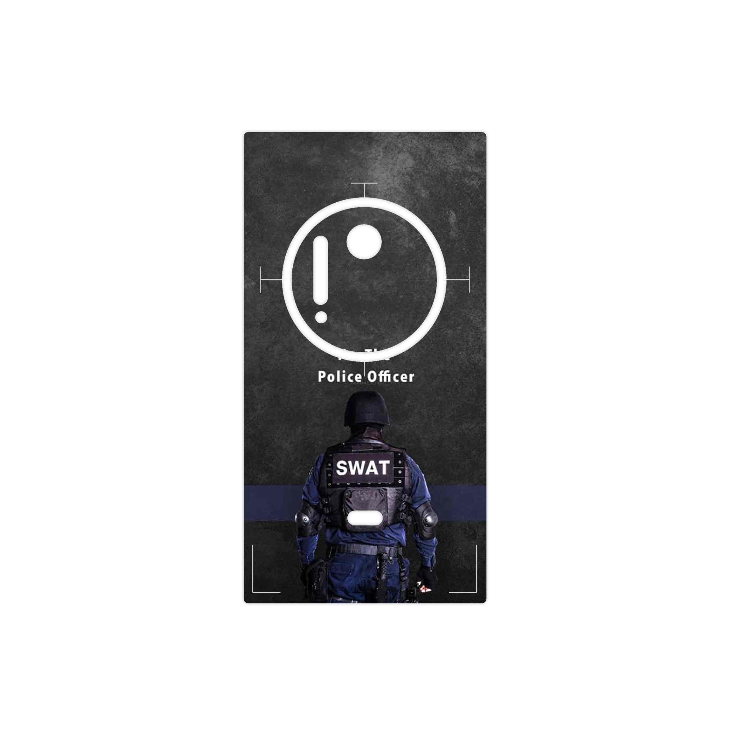 برچسب پوششی ماهوت مدل Police Officer مناسب برای گوشی موبایل نوکیا Lumia 1020