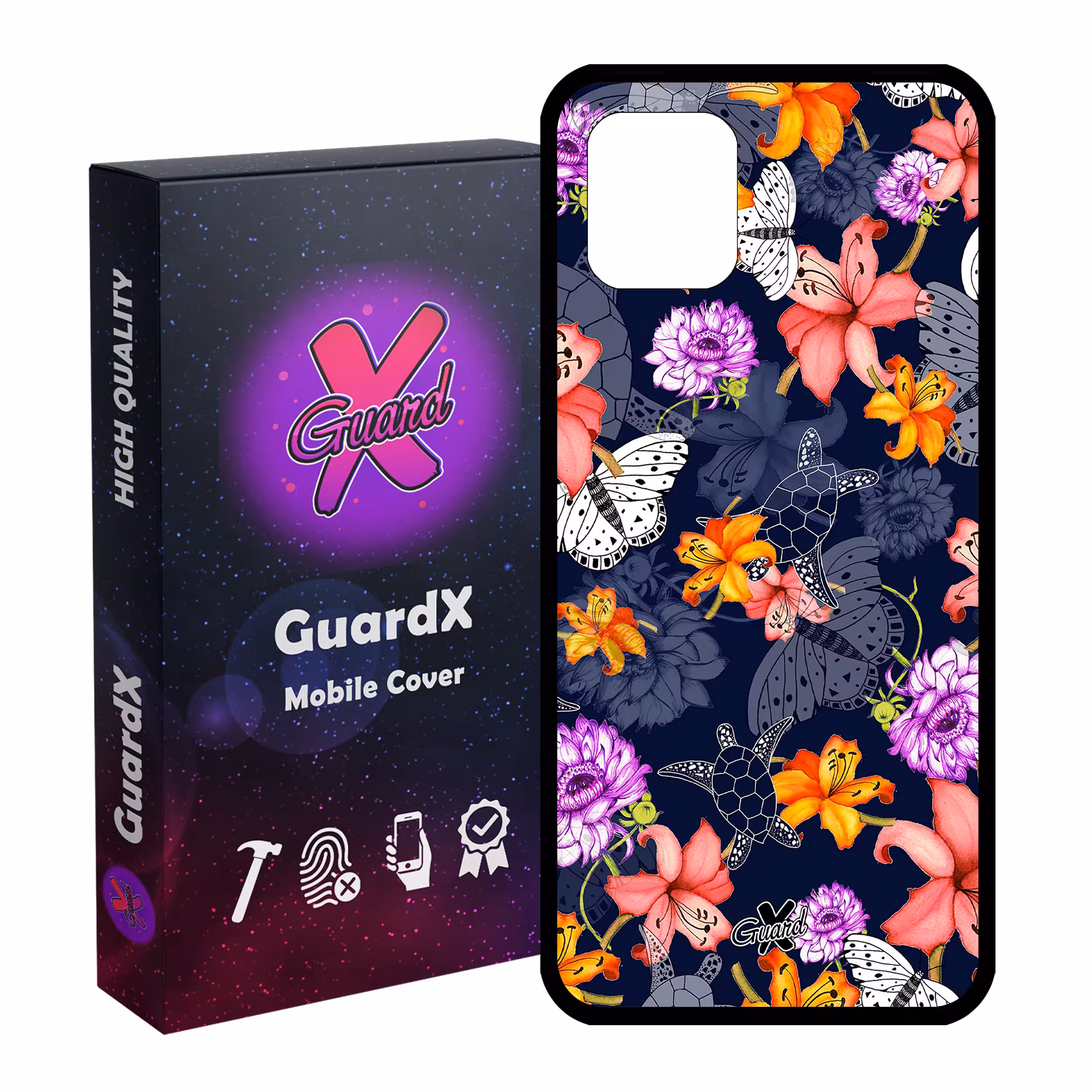 کاور گارد ایکس طرح گل مدل Glass10207 مناسب برای گوشی موبایل سامسونگ Galaxy Note 10 Lite