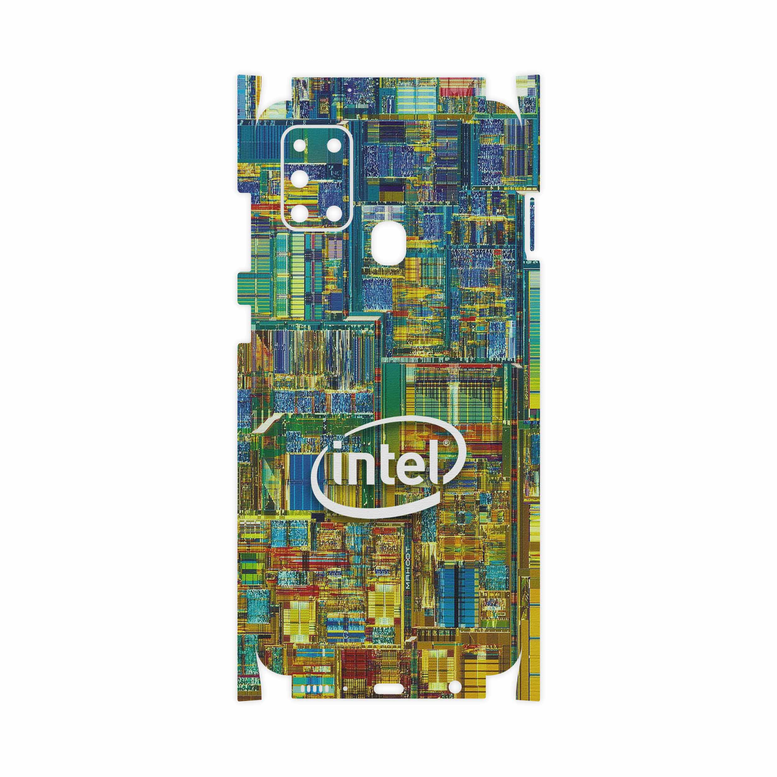 برچسب پوششی ماهوت مدل Intel Brand-FullSkin مناسب برای گوشی موبایل سامسونگ Galaxy A21s