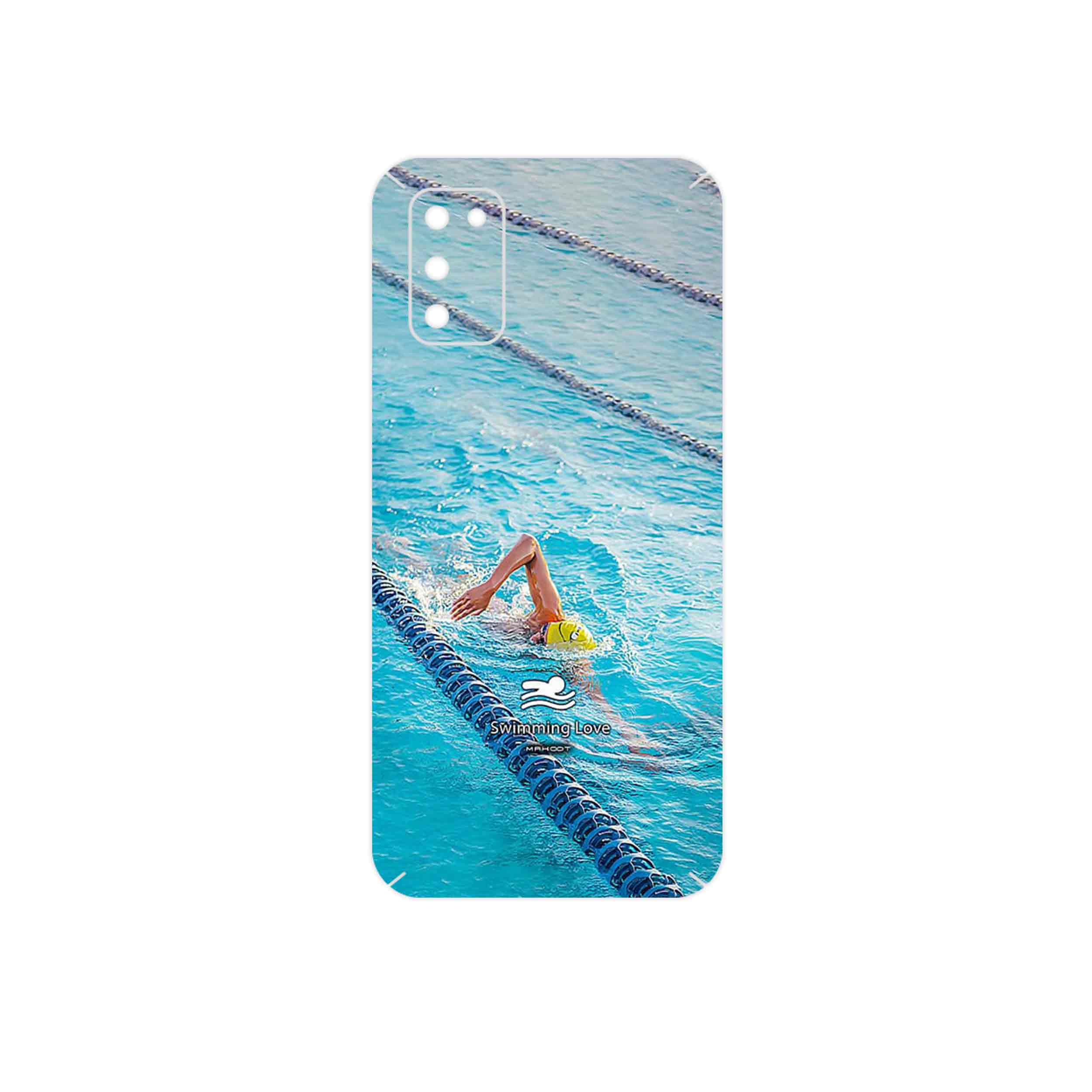 برچسب پوششی ماهوت مدل Swimming مناسب برای گوشی موبایل سامسونگ Galaxy A02S