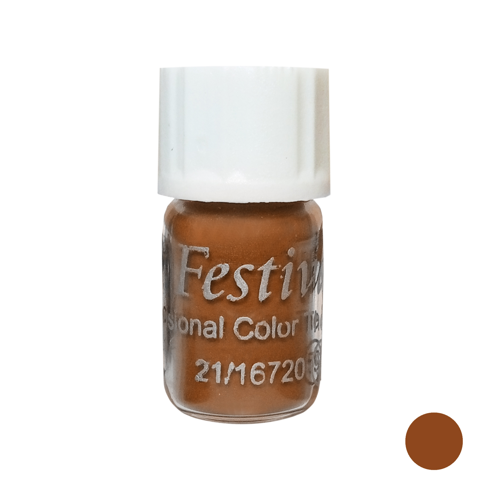 رنگ ابرو موقت فستیوال شماره 09 حجم 5 میلی لیتر رنگ قهوه ای خردلی