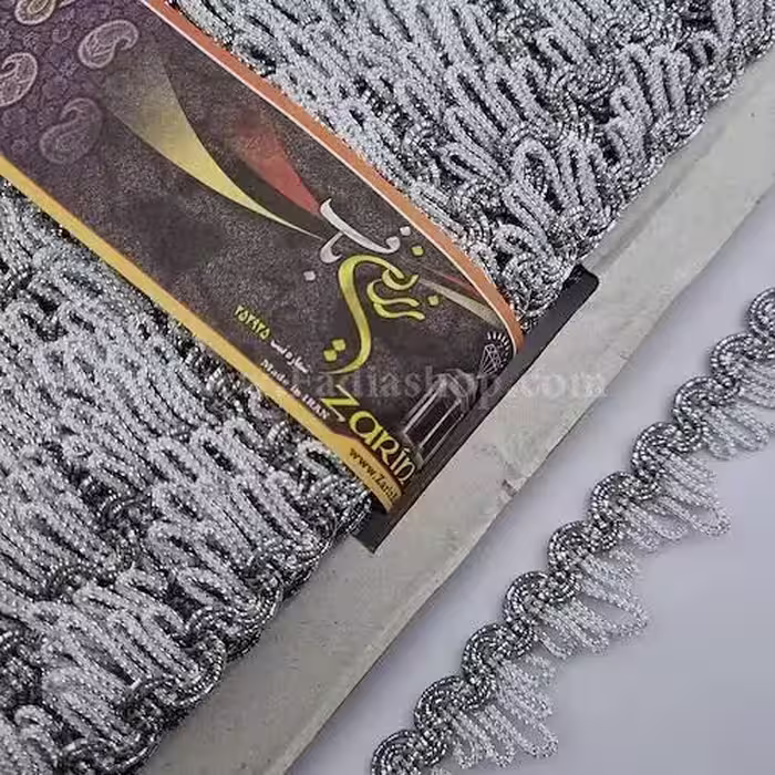 یراق نوار تاجی 2.5 نقره ای 504