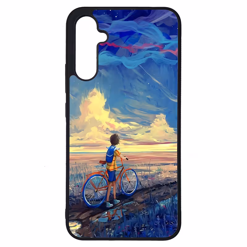 کاور طرح نقاشی کد G-047 مناسب برای گوشی موبایل سامسونگ Galaxy A34 / A34 5G | دیجی قاب دونی