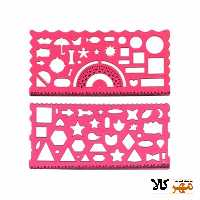 شابلون ژله اي 30 سانت نقاله دار يونيک