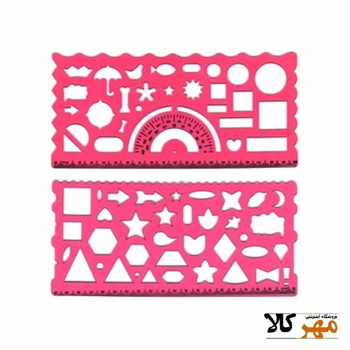 شابلون ژله اي 30 سانت نقاله دار يونيک