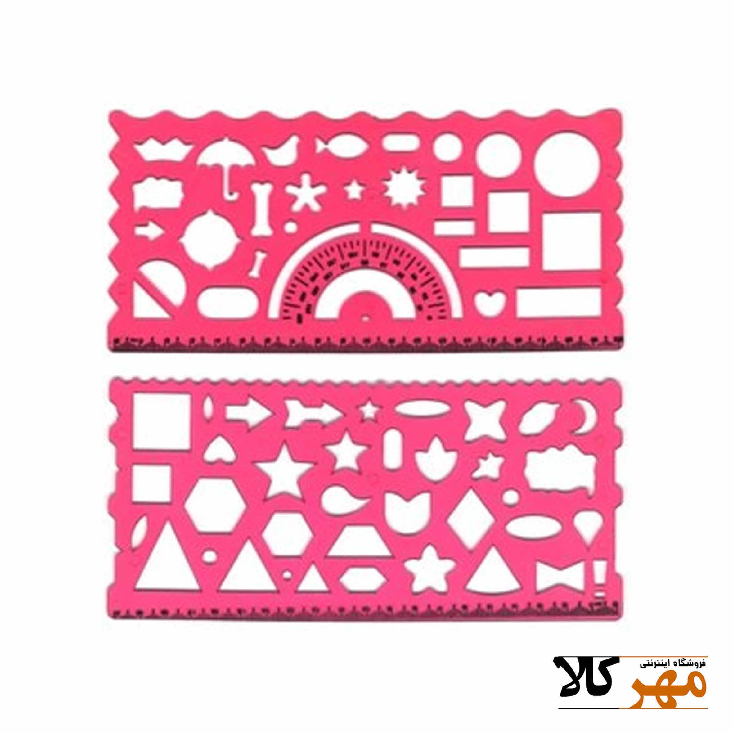 شابلون ژله اي 30 سانت نقاله دار يونيک