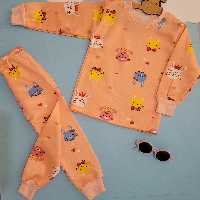 ست بلوز و شلوار تو کرکی وارداتی بچگانه مدل خرگوشی