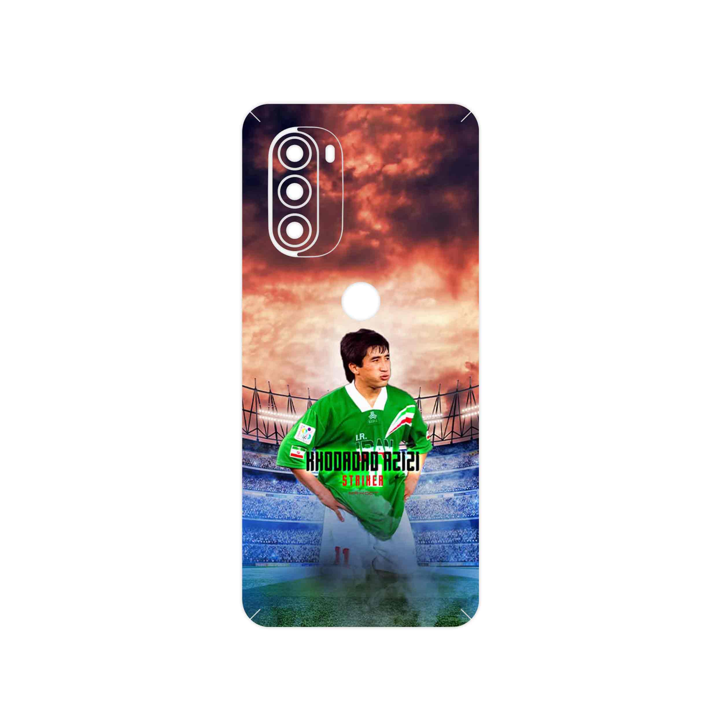 برچسب پوششی ماهوت مدل Khodadad Azizi مناسب برای گوشی موبایل موتورولا Moto G51 5G