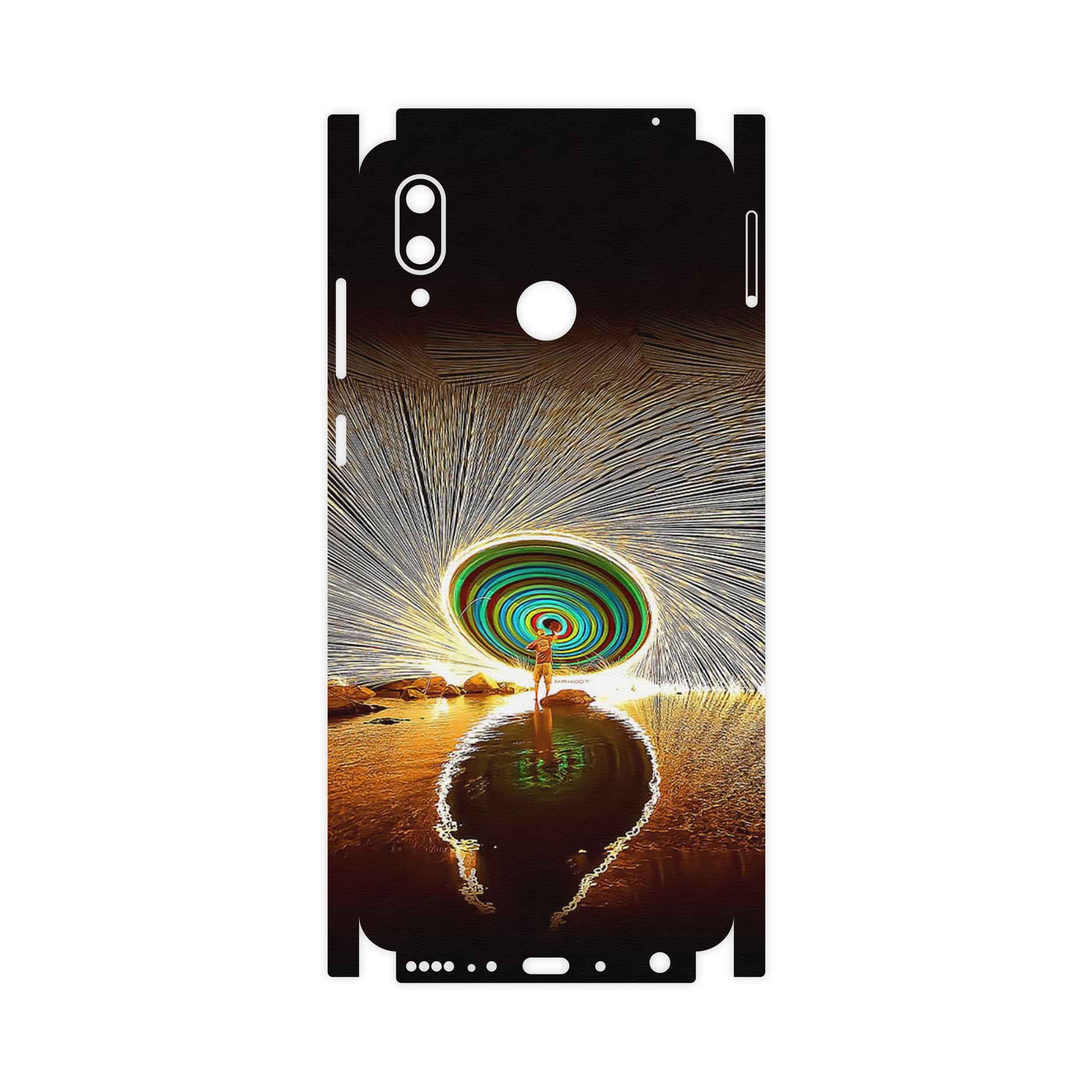 برچسب پوششی ماهوت مدل Night Light Fountain-FullSkin مناسب برای گوشی موبایل آنر Play