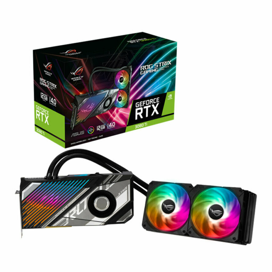 کارت گرافیک ایسوس ROG STRIX LC RTX 3080TI 12G GAMING