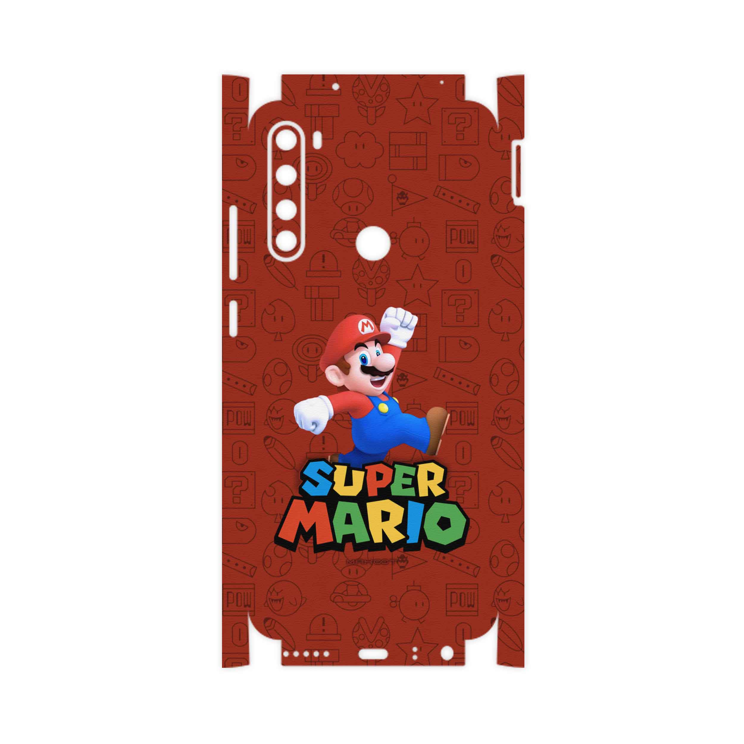 برچسب پوششی ماهوت مدل Super-Mario-Game-FullSkin مناسب برای گوشی موبایل شیائومی Redmi Note 8 2021