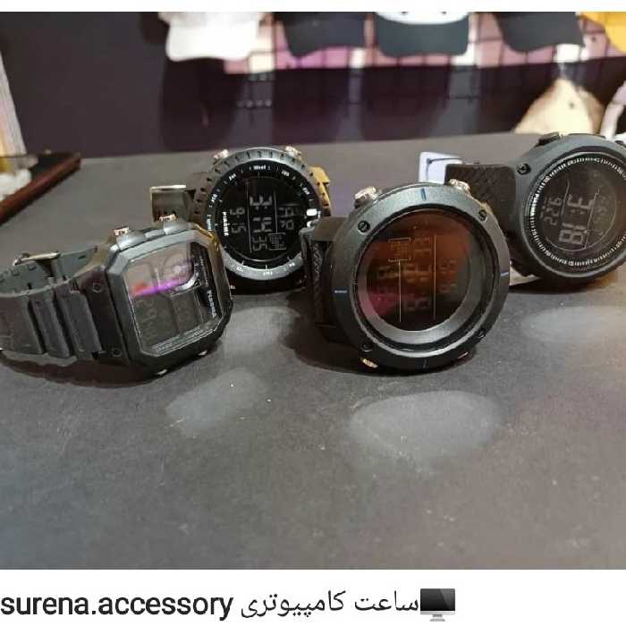 ساعت کامپیوتری ، ساعت ضد آب ، ساعت هوشمند ، ساعت دیجیتال ، دیجیتالی ، ساعت مشکی ، ساعت کوهنوردی 