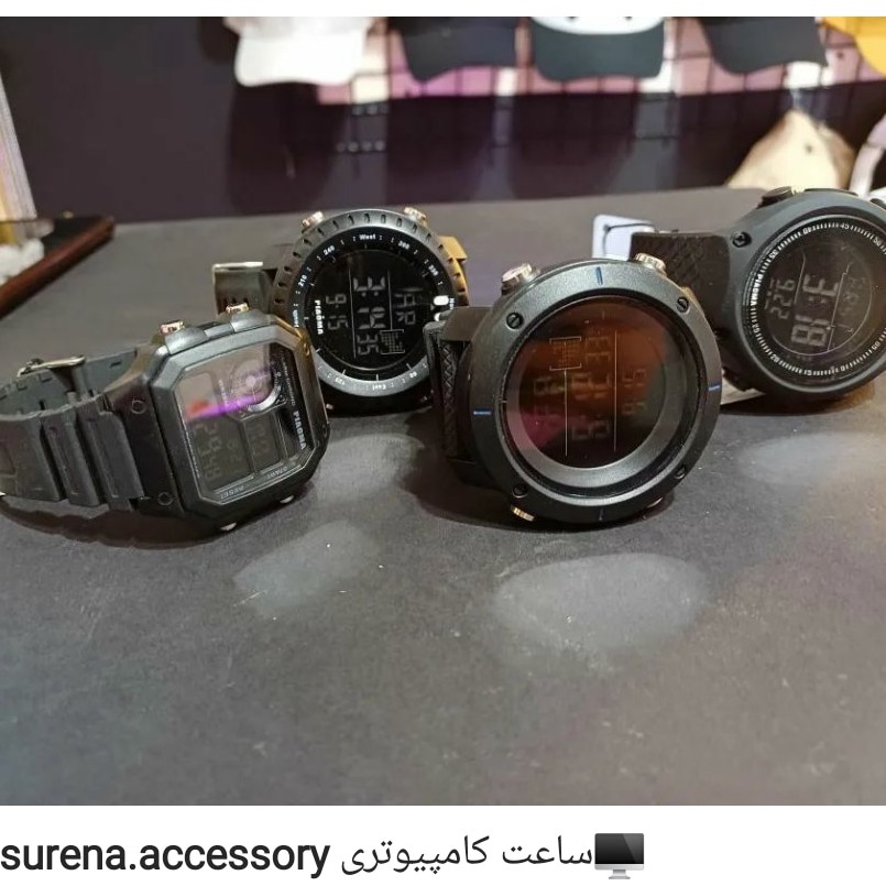ساعت کامپیوتری ، ساعت ضد آب ، ساعت هوشمند ، ساعت دیجیتال ، دیجیتالی ، ساعت مشکی ، ساعت کوهنوردی 