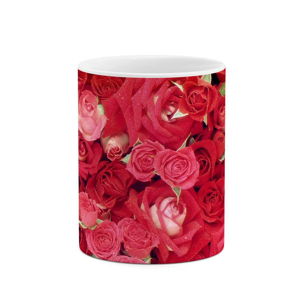 ماگ طرح گل رز مدل mgs12082