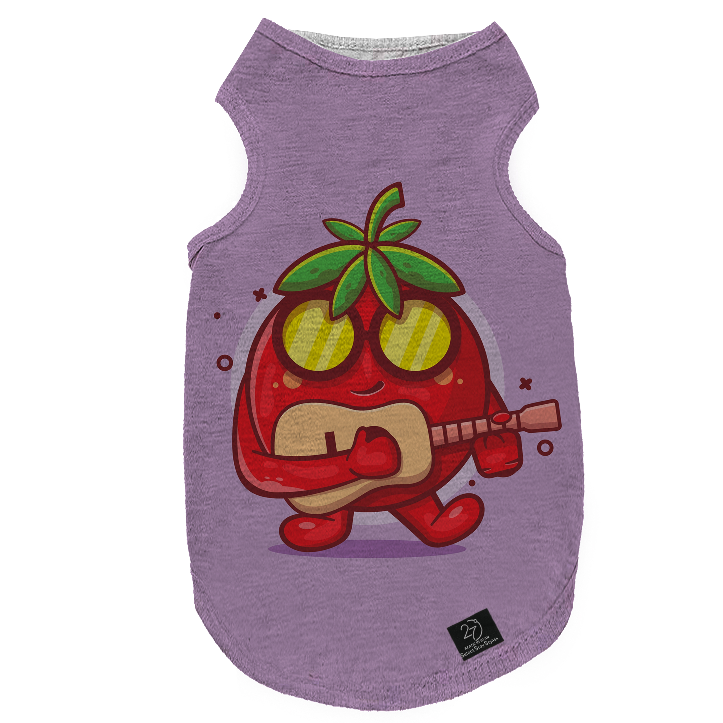 لباس سگ و گربه 27 طرح Happy Tomato Character کد MH511 سایز XL