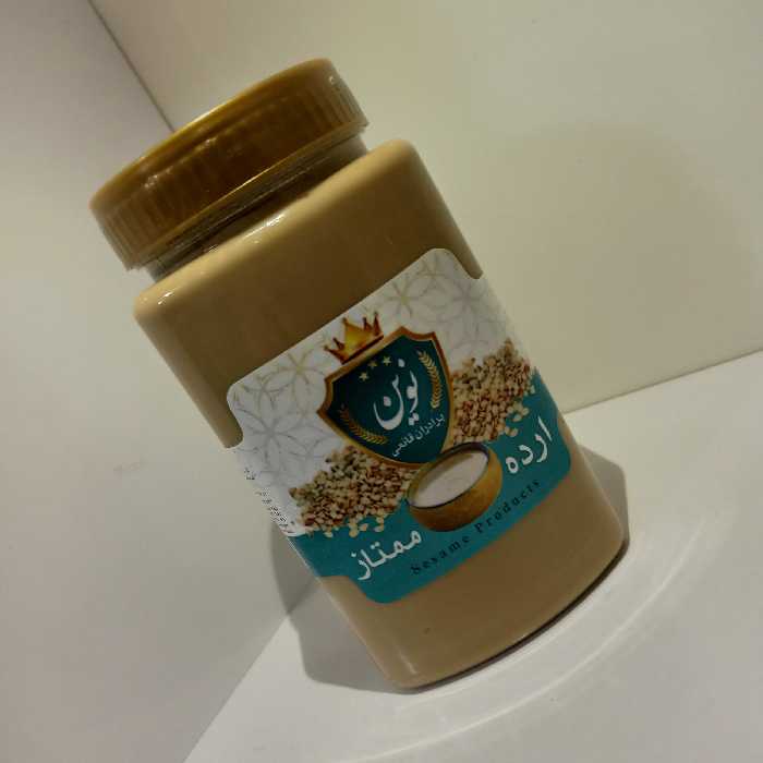 ارده 800 گرمی ممتاز اردکان با کنجد ایرانی و شیرین