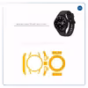 برچسب ماهوت طرح Matte Deep Mustard مناسب برای ساعت هوشمند سامسونگ Watch4 Classic 42mm