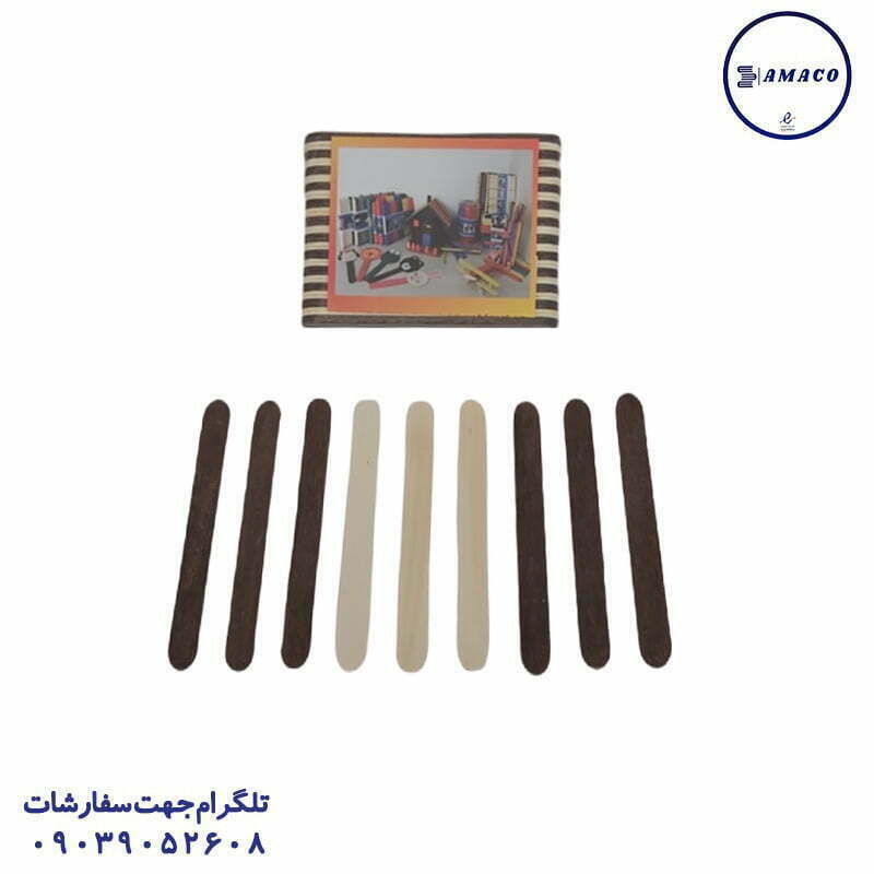 چوب بستنی خانه سازی 1 سانت